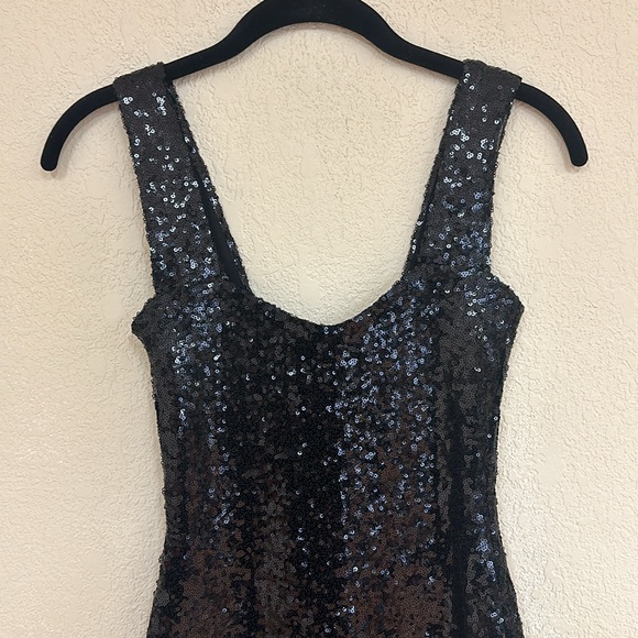 Nookie womans smolder Black Sequin midi Dress size S - Picture 4 of 7